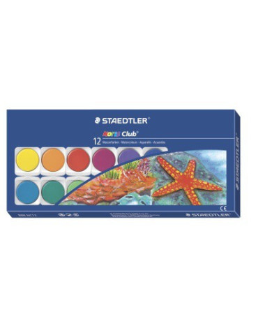 Noris boîte de peinture 12 couleurs