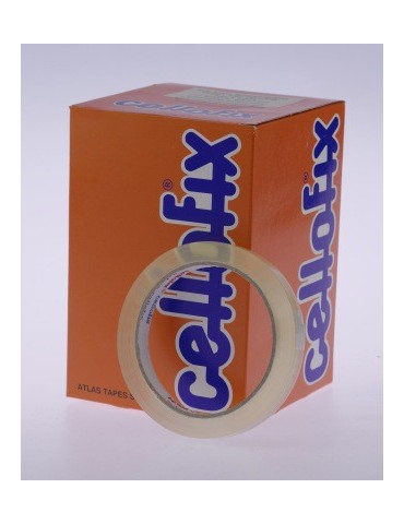 CELLOFIX PLAKBAND 12MMX66M £