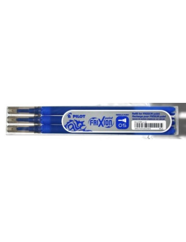 Set de 3 recharges FriXion Clicker 05 bleu