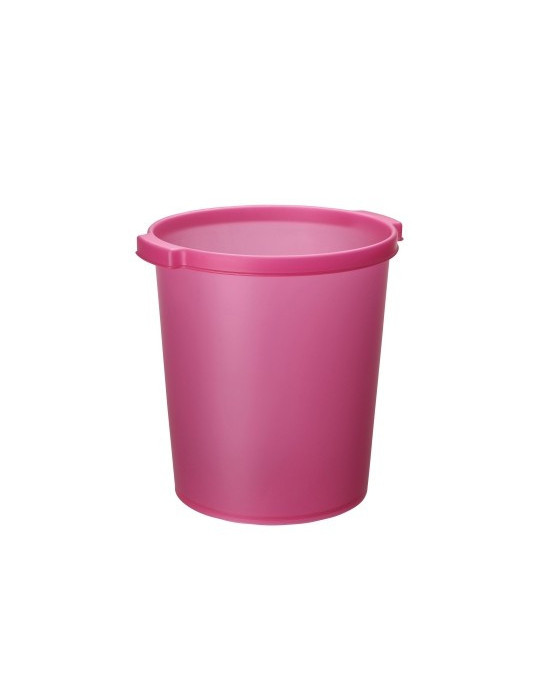 CORBEILLE PAP.SILKY 18L ROSE£