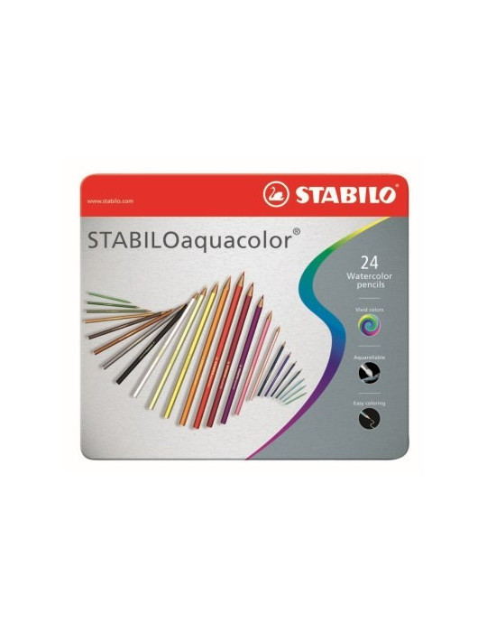 STABILOaquacolor ARTY metal wallet 24 pcs