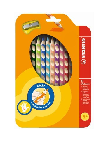 EASYcolors LEFT wallet 12 pcs + sharpener