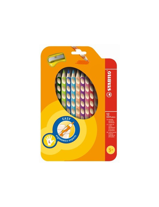 EASYcolors LEFT wallet 12 pcs + sharpener