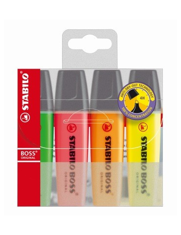 STABILO BOSS ORIGINAL wallet 4 pcs