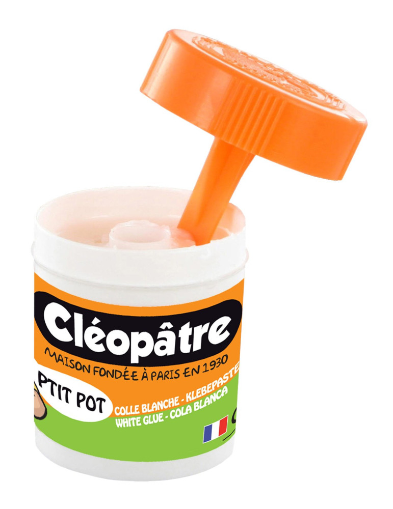 "P'TIT POT CLÉOPATRE" AVEC SA SPATULE INTÉGRÉE EN 23 GR.