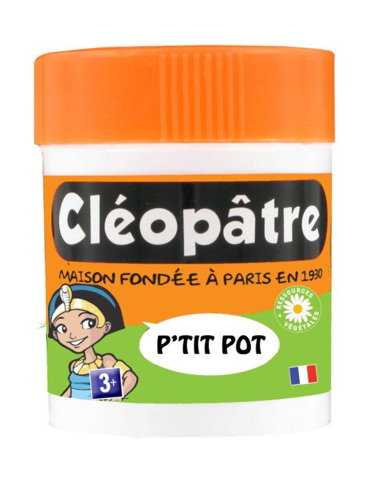 "P'TIT POT CLÉOPATRE" AVEC SA SPATULE INTÉGRÉE EN 23 GR.