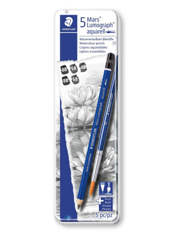 Mars Lumograph aquarell crayon - set 6 pc