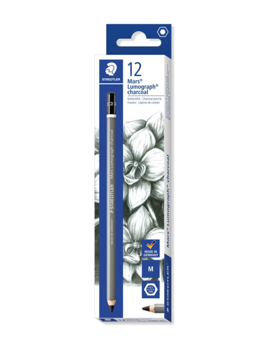 Mars Lumograph charcoal crayon medium