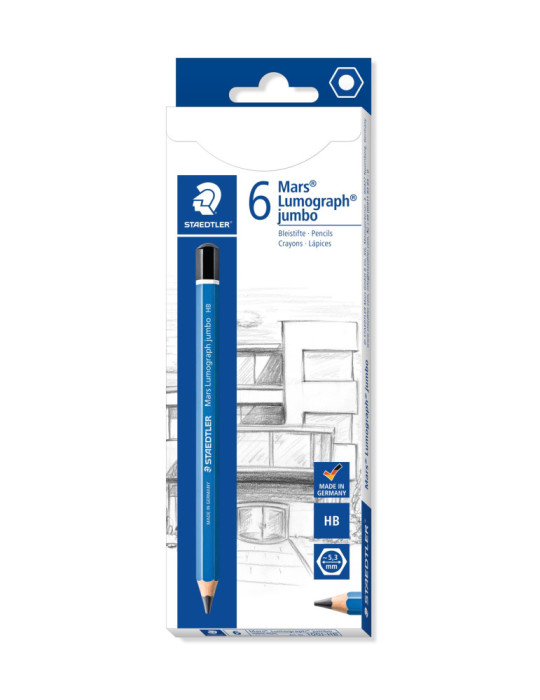 Mars Lumograph jumbo crayon HB