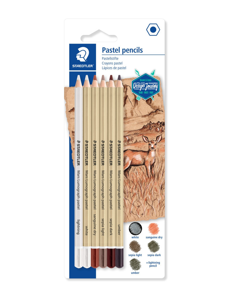 Mars Lumograph pastel - blister 6 pc DJ