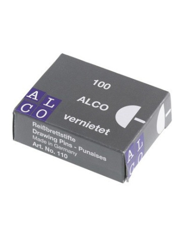 Punaises Alco 9mm messing doos à 100 stuks