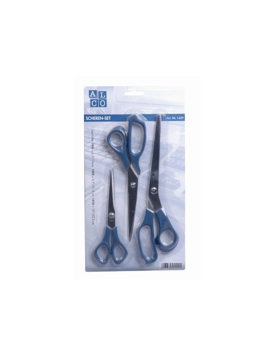 Ciseaux Alco en acier inoxydable, set de 3 ciseaux