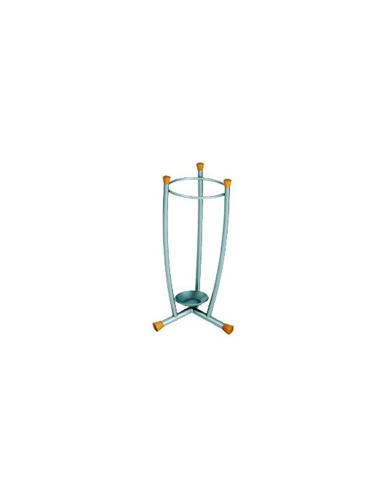 Support-parapluie Alco métal avec boutons en bois clair hauteur 60cm,