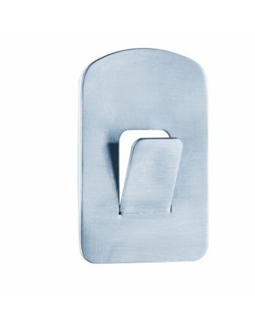 wandgarderobe Alco zilver zelfklevend, 1 haak