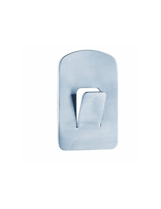 wandgarderobe Alco zilver zelfklevend, 1 haak