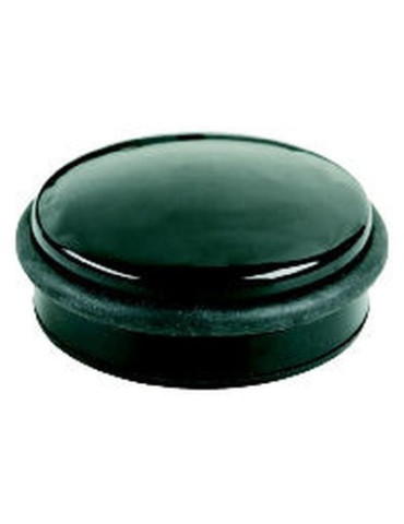 deurstopper Alco metaal laag zwart, 1300 gram hoog 4cm