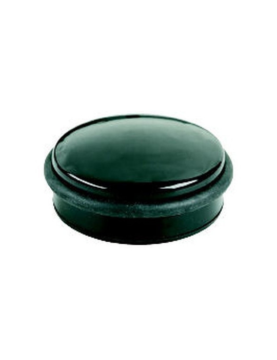 deurstopper Alco metaal laag zwart, 1300 gram hoog 4cm