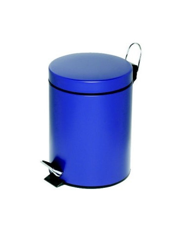 pedaalemmer Alco metaal 5l. kunststof binnenemmer blauw