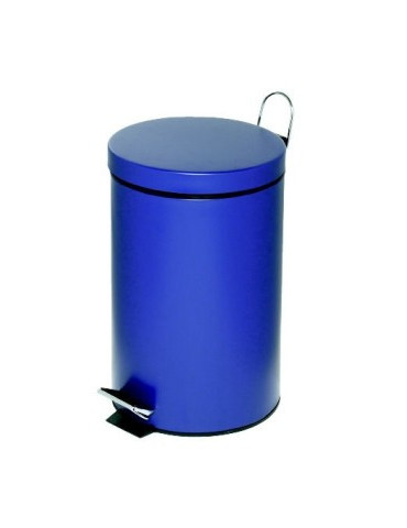 Poubelle à pédale Alco métal 12l. bleu, seau intérieur en plastique, h