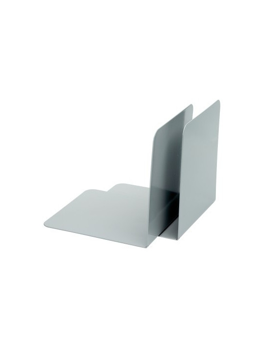 Support livres Alco 130x140x 140mm métal gris, boîte. 2 pièces