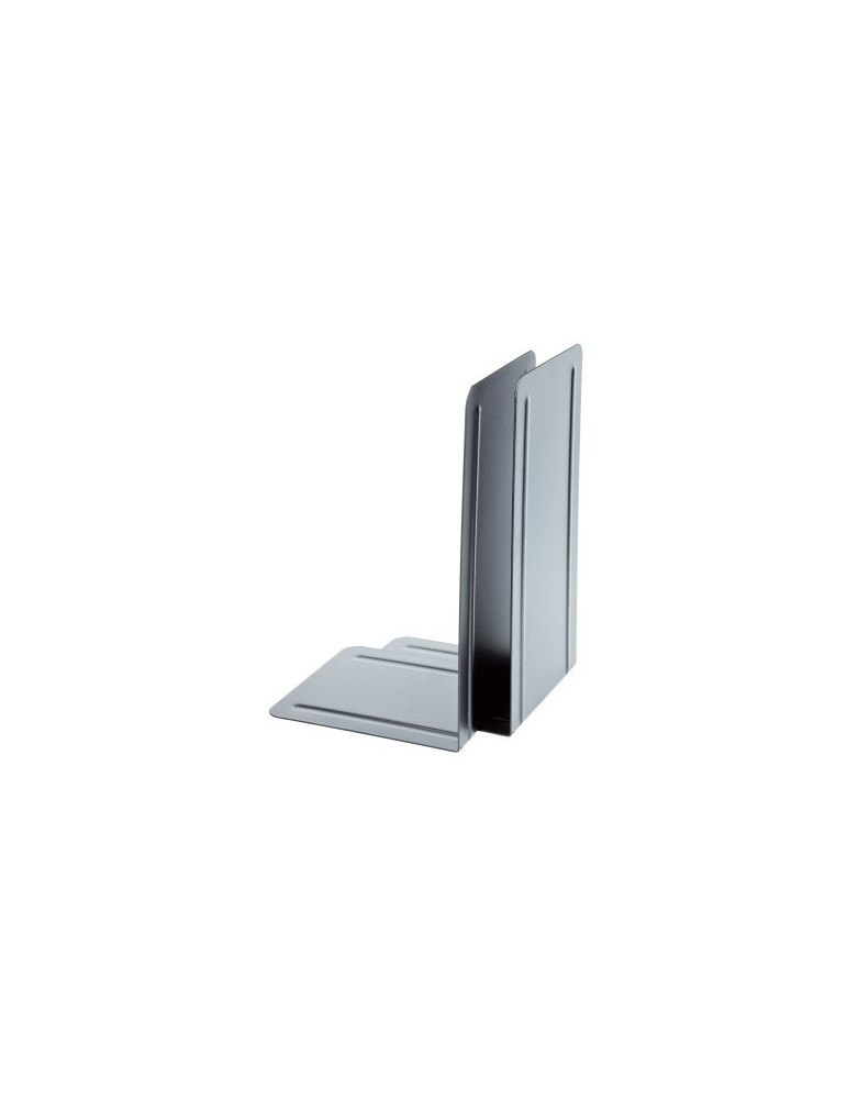 Support livres Alco 130x240x 140mm métal gris, boîte. 2 pièces