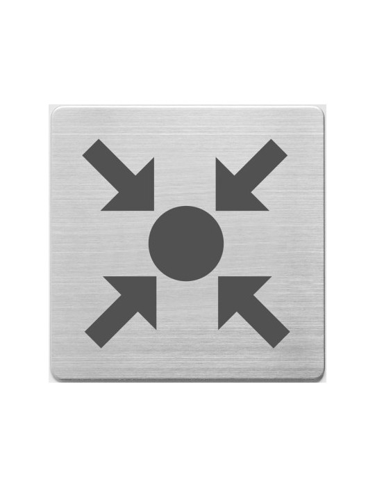 pictogram Alco RVS 90x90x1mm - trefpunt -