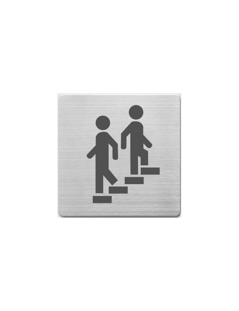 pictogram Alco RVS 90x90x1mm - trap -