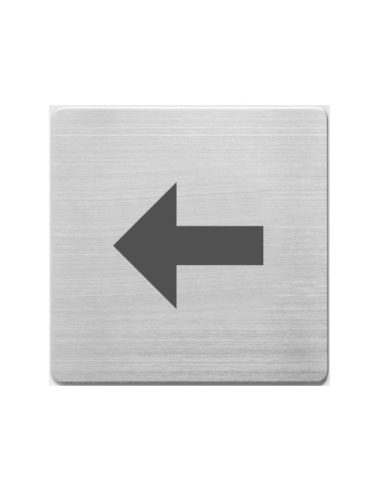 Pictogrammes en inox, Alco 90x90x1mm fleche