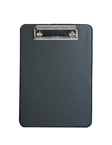 Plaque à pince Alco en carton recouvert de plastique, A5 noir