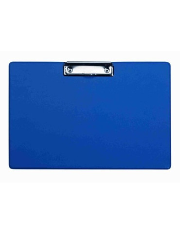 Plaque à pince Alco en carton recouvert de plastique, A4 bleu, couché