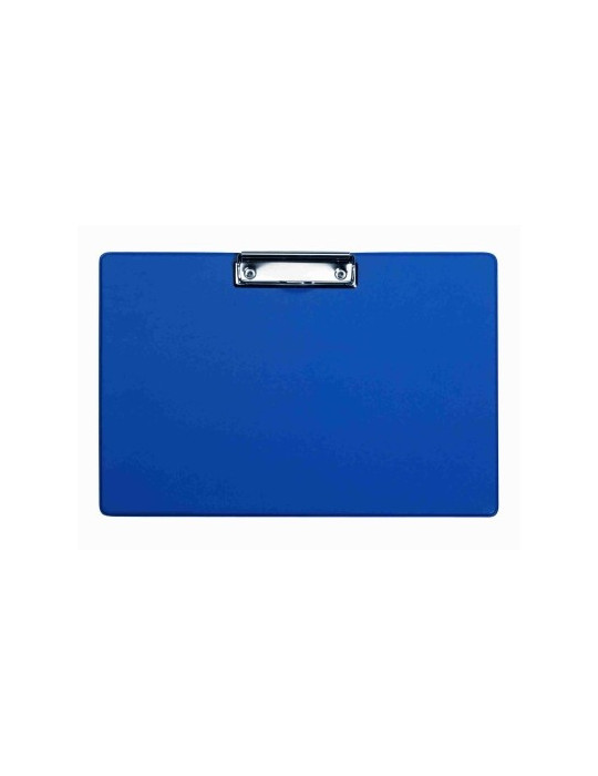 Plaque à pince Alco en carton recouvert de plastique, A4 bleu, couché