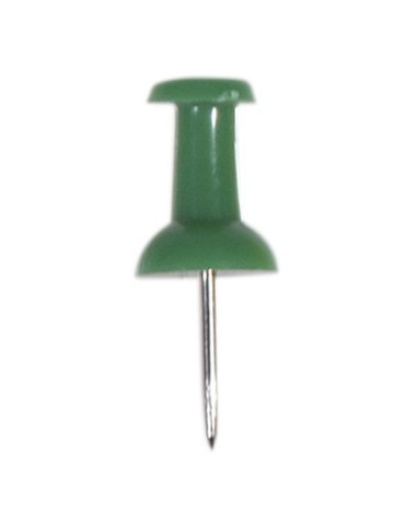 Push pins Alco vert foncé boîte 40 pièces