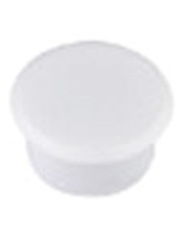 magneet Alco 13mm rond doos a 10 stuks wit