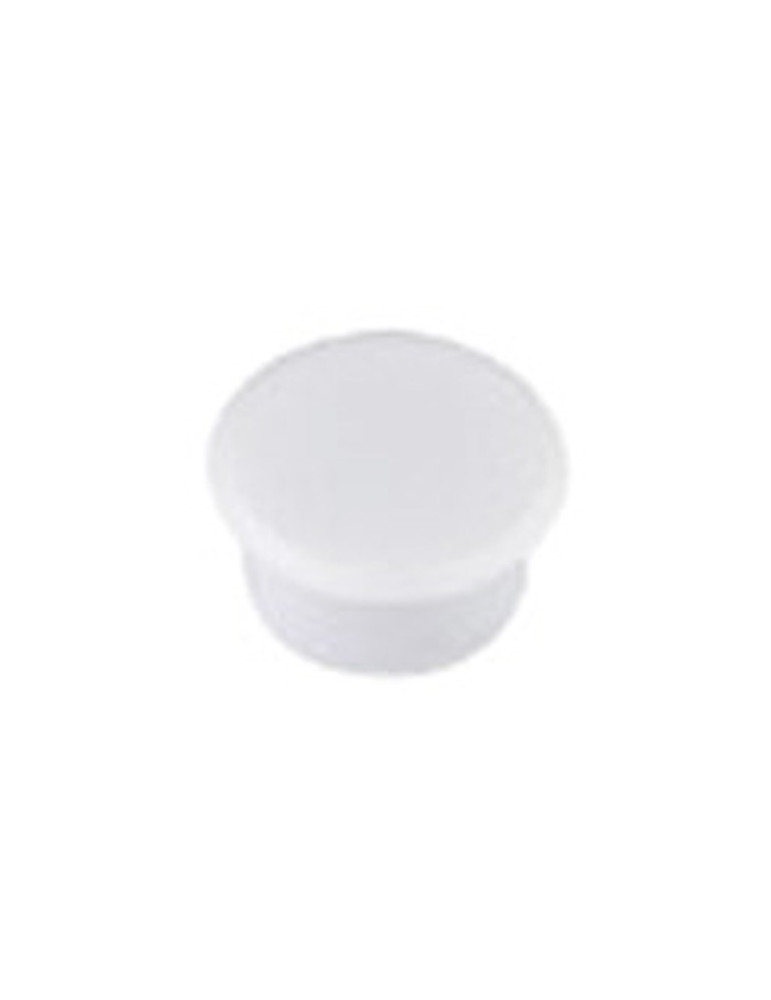 magneet Alco 13mm rond doos a 10 stuks wit