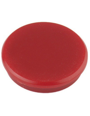 magneet Alco 32mm rond blister à 4 stuks rood