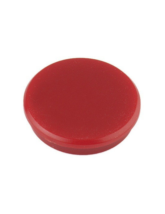 magneet Alco 32mm rond blister à 4 stuks rood