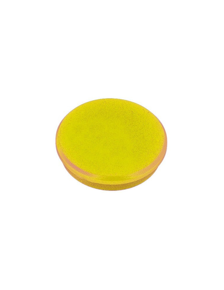 magneet Alco 32mm rond blister à 4 stuks geel