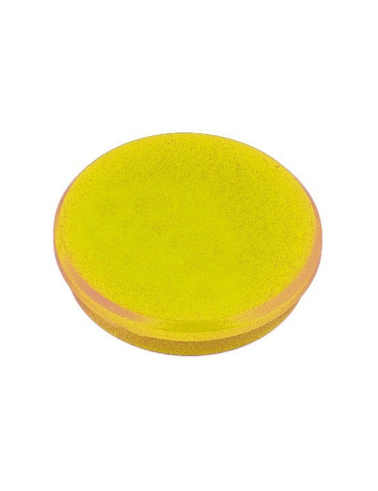 magneet Alco 32mm rond blister à 4 stuks geel