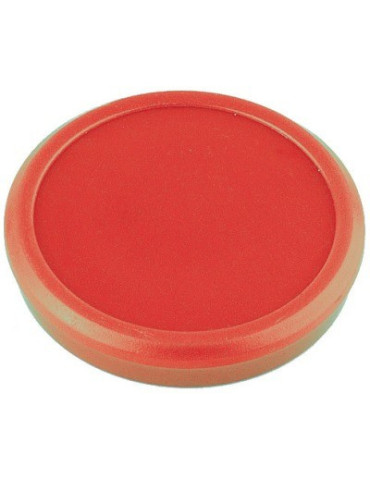 Aimant Alco 40mm rond rouge boîte. 10 pièces