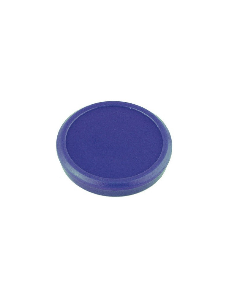 magneet Alco 40mm rond doos a 10 stuks donkerblauw