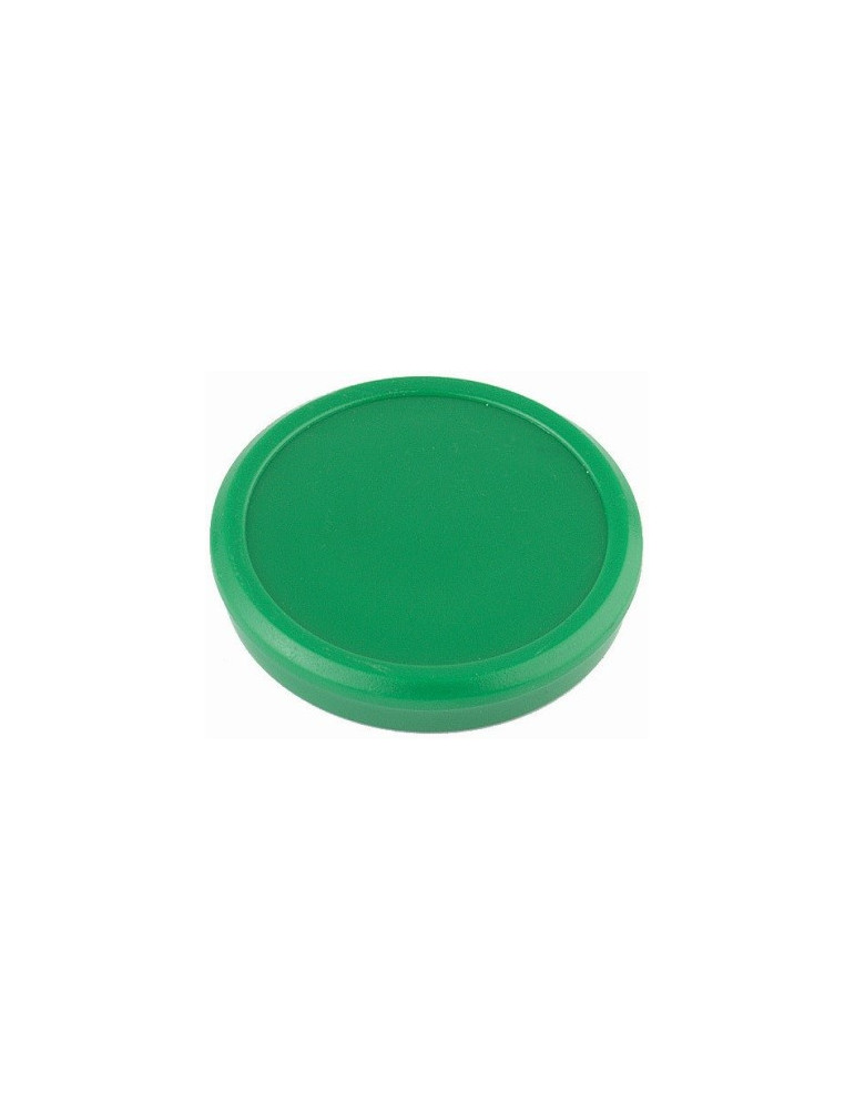 Aimant Alco 40mm rond vert foncé boîte. 10 pièces