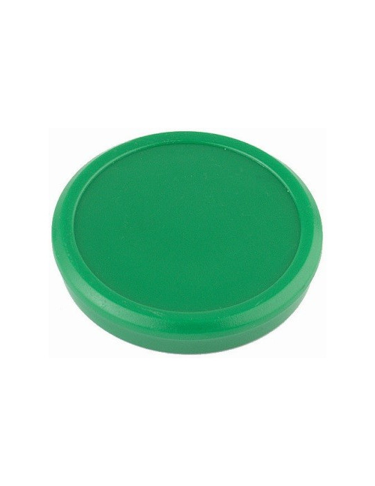 magneet Alco 40mm rond doos a 10 stuks donkergroen