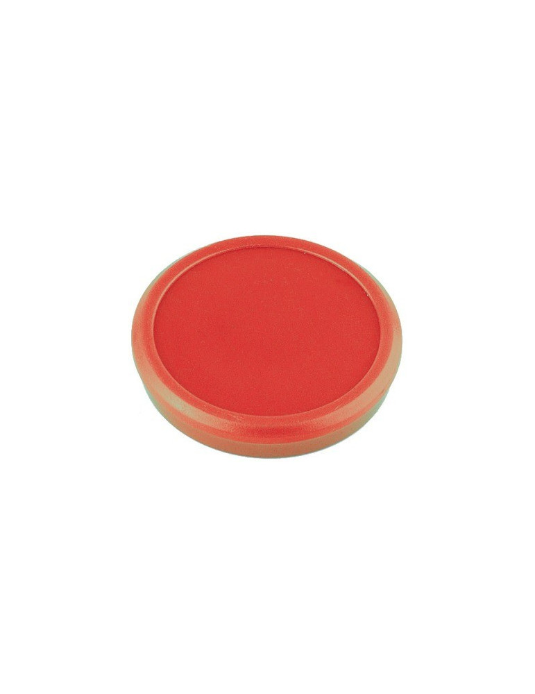 magneet Alco 40mm rond blister a 2 stuks rood
