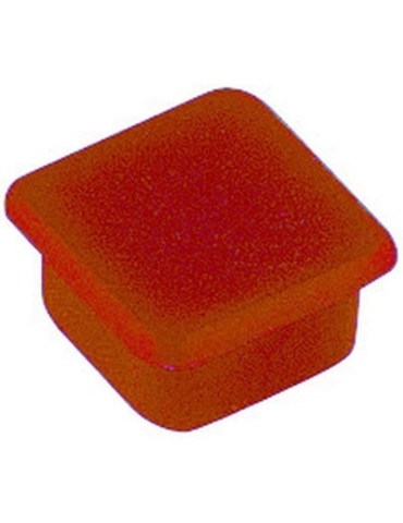 magneet Alco 13x13mm doos a 10 stuks rood