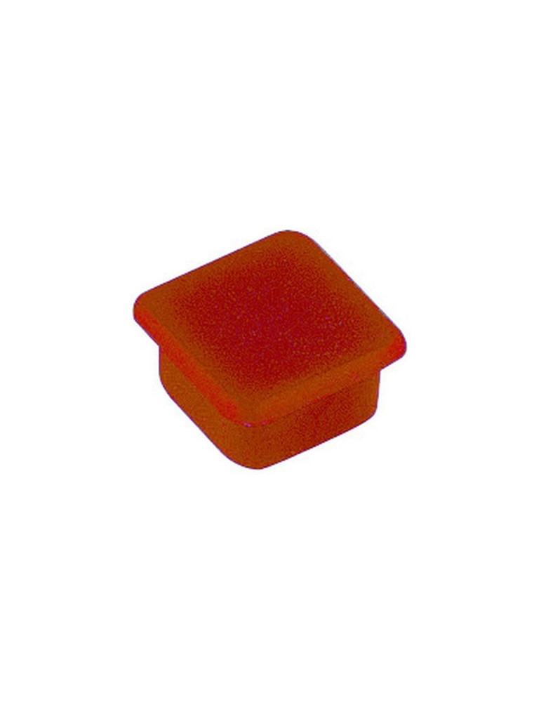 Aimant Alco 13x13mm rouge 10 pièces