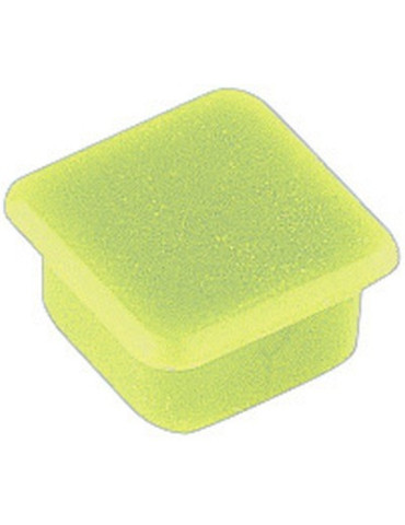 Aimant Alco 13x13mm jaune 10 pièces