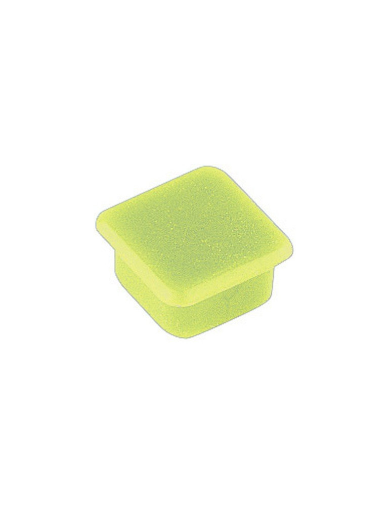 magneet Alco 13x13mm doos a 10 stuks geel