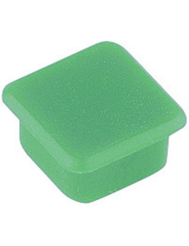 Aimant Alco 13x13mm vert 10 pièces