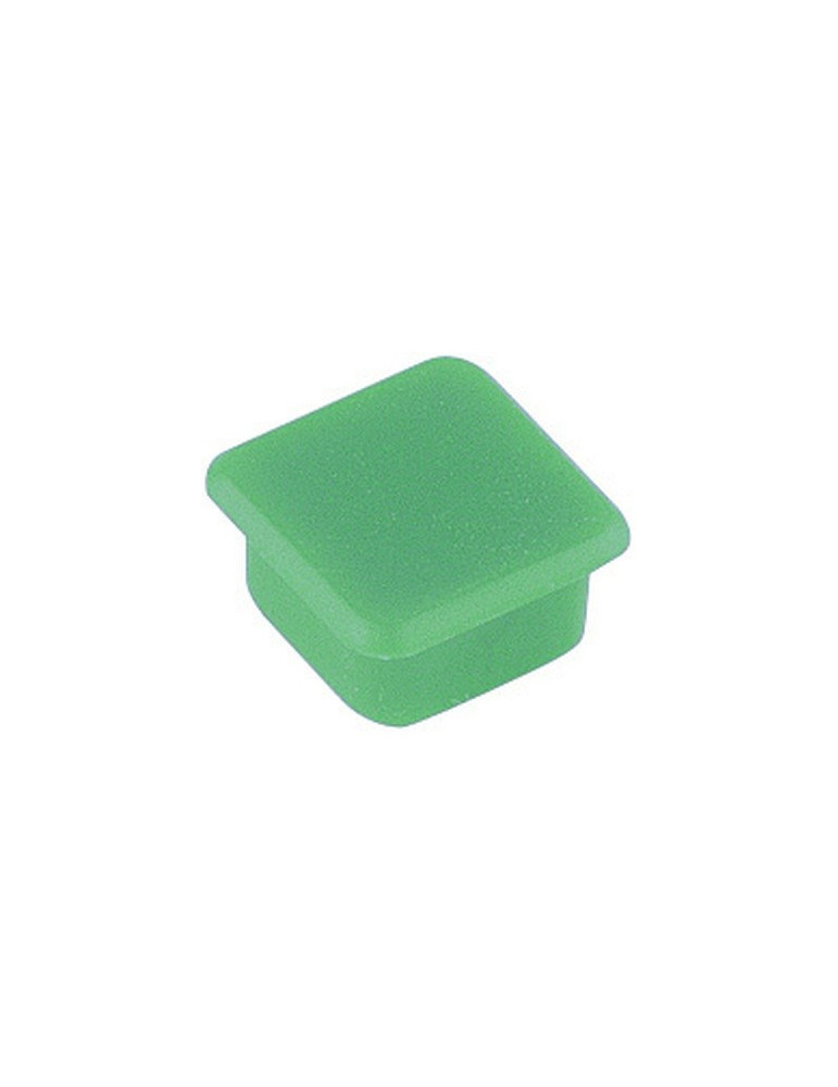 Aimant Alco 13x13mm vert 10 pièces