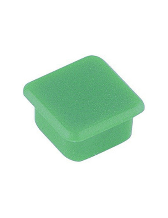 Aimant Alco 13x13mm vert 10 pièces